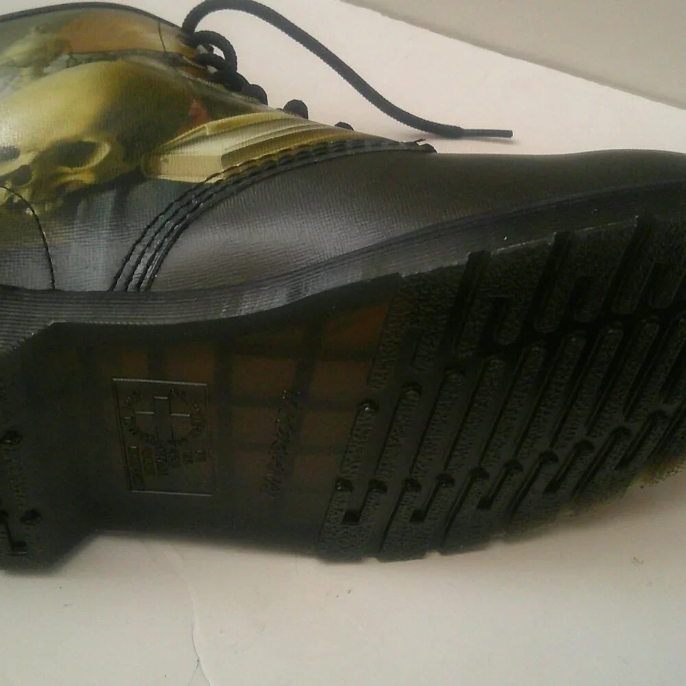 DR MARTENS  THE NATIONAL GALLERY Goth LACE UP BOOTS M10  W11 - Picture 8 of 8
